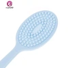Springevenstar Bàn Chải Tắm Hai Mặt Silicone Dài Tay Cầm - Scrubber Massage Bùn Tẩy Tế Bào Chết 6