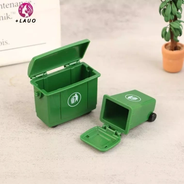 Springevenstar Bộ 12 nhà búp bê thu nhỏ thùng rác mini - Đồ chơi vệ sinh cho trẻ, giảm 21% 9