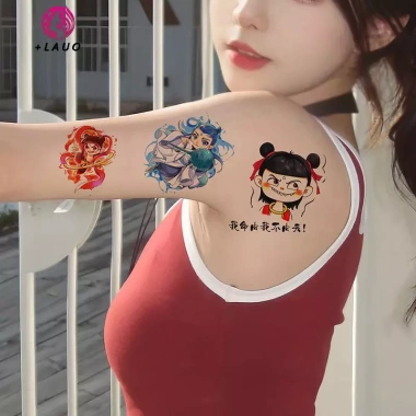 Springevenstar Bộ 30 Hình Xăm Tạm Thời Decal Chống Thấm Nước Bền Đẹp Anime Nezha & Ao Bing - 57.132₫ 9 Springevenstar Bộ 30 Hình Xăm Tạm Thời Decal Chống Thấm Nước Bền Đẹp Anime Nezha & Ao Bing - 57.132₫ 9