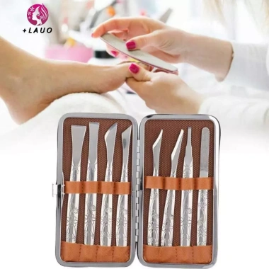Springevenstar Bộ dụng cụ làm móng chân chuyên nghiệp thép không gỉ – Cắt móng, cạo da chết, giảm giá 20%