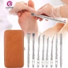 Springevenstar Bộ dụng cụ làm móng chân chuyên nghiệp thép không gỉ – Cắt móng, cạo da chết, giảm giá 20% 8