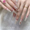 Springevenstar Charm Zircon 3D - Móng tay sang trọng, bling clear, pha lê hợp kim 2