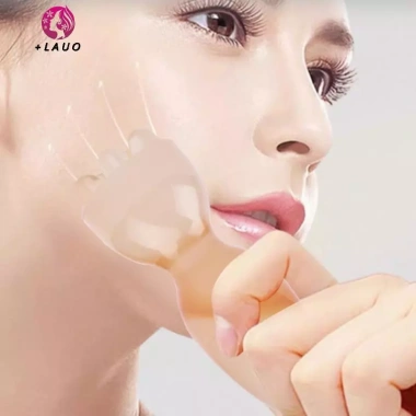 Springevenstar Gua Sha Nhựa Đầu Đũa Đánh Mặt Smooth Massage Stick Pod Shape, Chăm Sóc Da Mặt, Giá Chỉ 22.990đ