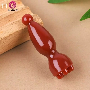 Springevenstar Gua Sha Nhựa Đầu Đũa Đánh Mặt Smooth Massage Stick Pod Shape, Chăm Sóc Da Mặt, Giá Chỉ 22.990đ