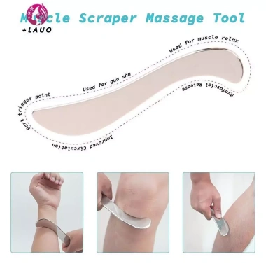 Springevenstar Gua Sha thép không gỉ - Massage cơ bắp, giá chỉ 81.290₫ 6 Springevenstar Gua Sha thép không gỉ - Massage cơ bắp, giá chỉ 81.290₫ 6