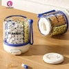 Springevenstar Hộp đựng thuốc dung tích lớn 4 phần Mini di động, phù hợp máy tính bảng - Giá ưu đãi 92.290₫
