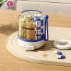 Springevenstar Hộp đựng thuốc dung tích lớn 4 phần Mini di động, phù hợp máy tính bảng - Giá ưu đãi 92.290₫ 4