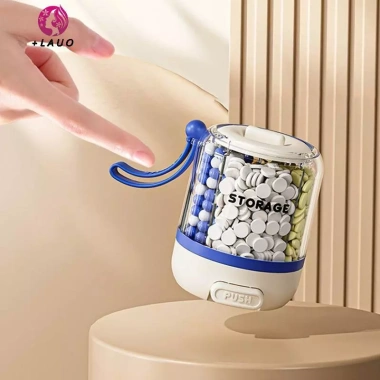 Springevenstar Hộp đựng thuốc dung tích lớn 4 phần Mini di động, phù hợp máy tính bảng - Giá ưu đãi 92.290₫