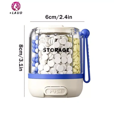 Springevenstar Hộp đựng thuốc dung tích lớn 4 phần Mini di động, phù hợp máy tính bảng - Giá ưu đãi 92.290₫