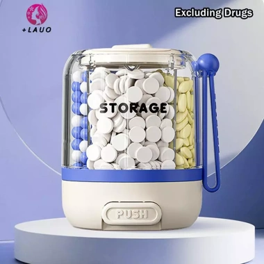 Springevenstar Hộp đựng thuốc dung tích lớn 4 phần Mini di động, phù hợp máy tính bảng - Giá ưu đãi 92.290₫