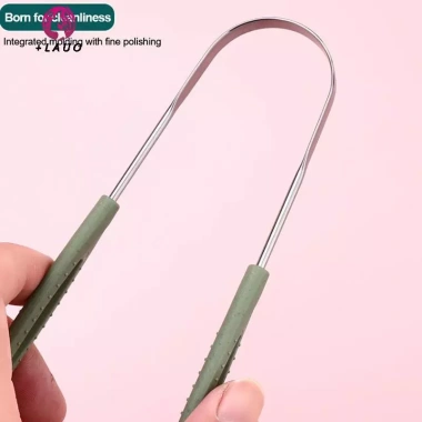 Springevenstar Lưỡi Cạp Thép Không Gỉ Chữ U Cạo Lưỡi Vệ Sinh Răng Miệng 35.750đ