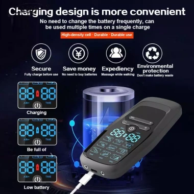 Springevenstar Máy kích thích cơ bắp EMS, massage, châm cứu - Vật lý trị liệu, giảm béo kỹ thuật số, 251,570₫ 3