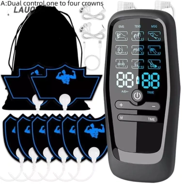 Springevenstar Máy kích thích cơ bắp EMS, massage, châm cứu - Vật lý trị liệu, giảm béo kỹ thuật số, 251,570₫ 5