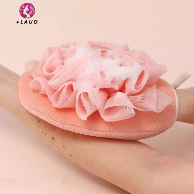 Springevenstar Tẩy Tế Bào Chết Hai Mặt Găng Tay - Body Scrubber Tắm Bọt, Vệ Sinh Cơ Thể, Phòng Tắm, 41.580đ