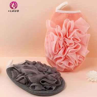 Springevenstar Tẩy Tế Bào Chết Hai Mặt Găng Tay - Body Scrubber Tắm Bọt, Vệ Sinh Cơ Thể, Phòng Tắm, 41.580đ