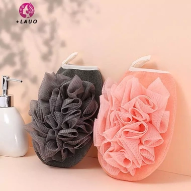 Springevenstar Tẩy Tế Bào Chết Hai Mặt Găng Tay - Body Scrubber Tắm Bọt, Vệ Sinh Cơ Thể, Phòng Tắm, 41.580đ