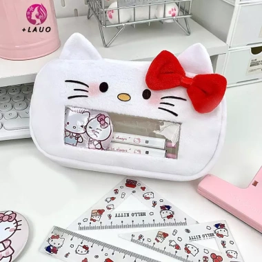 Springevenstar Túi Bút Hello Kitty - Ví Tiền, Túi Mỹ Phẩm, Quà Tặng Sinh Viên 68.796₫