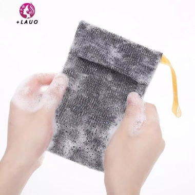 Springevenstar Túi Xà Phòng Lưới 1/2 Chiếc - Bọt Tắm Tẩy Tế Bào Chết, Dây Buộc, Giá 38.016đ
