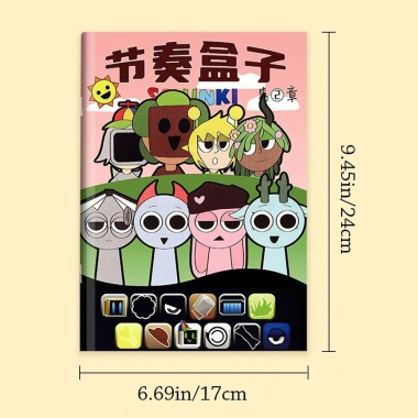 Sprunki Incredibox Sketchbook Sách Vẽ Graffiti Giáng Sinh cho Trẻ Em - 50.760₫