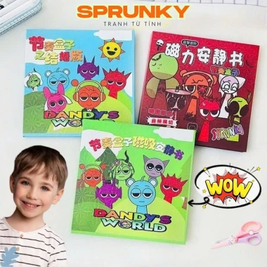 Sprunki Sách Đồ Chơi Bé Gái Sách Yên Tĩnh Nam Châm Umena03 Giá 25.000 VND