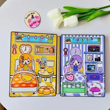 Squishy Kuromi Đồ Chơi Giấy Toca Boca - Giá 100.000 VND (Giảm từ 122.000) - Độ Bền & Độ Mềm Siêu Đáng Yêu 2