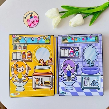 Squishy Kuromi Đồ Chơi Giấy Toca Boca - Giá 100.000 VND (Giảm từ 122.000) - Độ Bền & Độ Mềm Siêu Đáng Yêu 4