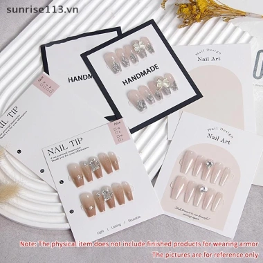 Sr Beauty 10 Màn Hình Móng Tay Handmade - Tông Móng Giả, Props Chụp Ảnh, Bấm Móng, Trưng Bày Salon Giá ưu đãi 35.860 VND