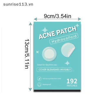 SR Beauty 192 miếng dán mụn vô hình - chăm sóc da, che khuyết điểm, giá 46,090đ 5