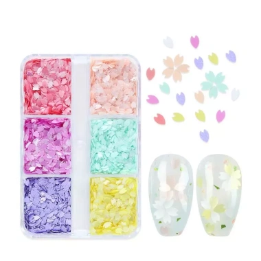 SR Beauty 5 Hoa Ngọc Trai 5 Cánh - Móng Tay Quyến Rũ, Kim Cương Giả và Pha Lê, Chỉ 37.070₫