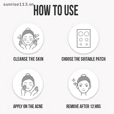 SR Beauty 96 miếng Repair Acne Patch - Giảm mụn, xóa vết thâm, chăm sóc da mặt, chỉ 48.000₫ 5