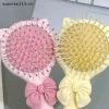 SR Beauty Nơ Vuốt Gương 2 trong 1 Di Động - Lược Không Khí, Quà Tặng Sinh Nhật 4