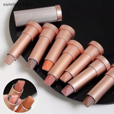 SR Beauty Phấn Mắt Gradient Đôi Màu Lấp Lánh, Bút Viền Ngọc Trai, Chống Thấm Nước