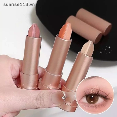 SR Beauty Phấn Mắt Gradient Đôi Màu Lấp Lánh, Bút Viền Ngọc Trai, Chống Thấm Nước