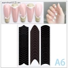 SR Beauty Pháp Làm Móng Tay Cạnh Phụ Trợ - Miếng Dán Dây Sóng DIY, Stencil Nghệ Thuật, Giá 35.530₫ 7