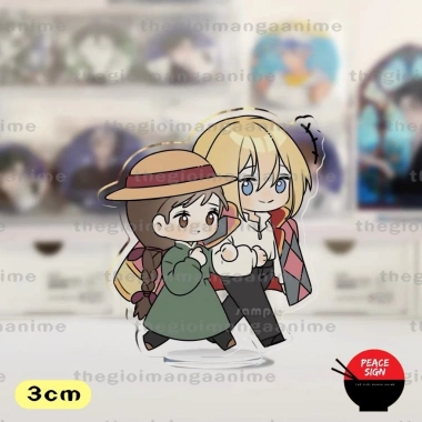 Standee 3cm Howl Moving Castle MÁ HỒNG Lâu Đài Bay Chibi Mica Anime Xinh Xắn 15.000₫ 8