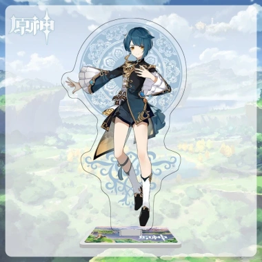 Standee Anime Genshin Impact Cosplay Eula Ganyu Hu Tao Zhongli Yanfei Rosaria - Trang trí góc học, bàn, giá 23.200 VND