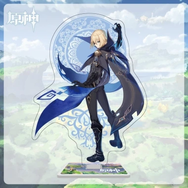 Standee Anime Genshin Impact Cosplay Eula Ganyu Hu Tao Zhongli Yanfei Rosaria - Trang trí góc học, bàn, giá 23.200 VND