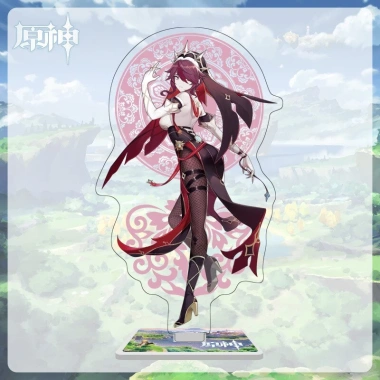 Standee Anime Genshin Impact Cosplay Eula Ganyu Hu Tao Zhongli Yanfei Rosaria - Trang trí góc học, bàn, giá 23.200 VND