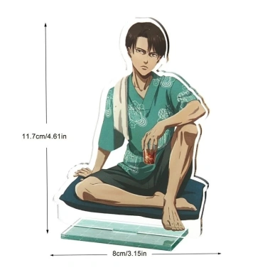 Standee Attack on Titan 13 nhân vật Erwin Hange Levi Eren Mikasa Jean Sasha - trang trí bàn học 14.500 VND