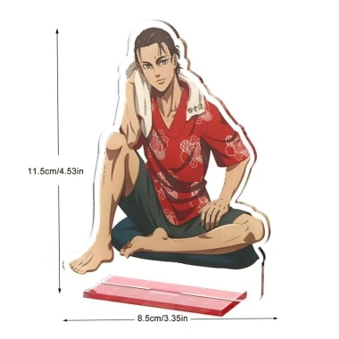 Standee Attack on Titan 13 nhân vật Erwin Hange Levi Eren Mikasa Jean Sasha - trang trí bàn học 14.500 VND