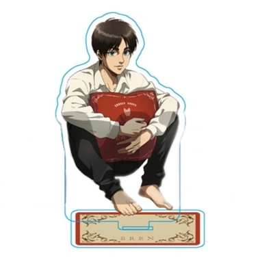Standee Attack on Titan 16 phụ kiện Erwin Levi Eren Mikasa- Trang trí bàn học 22k 3
