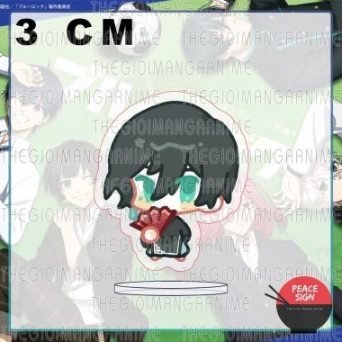 Standee BLUE LOCK BABY MẶC CỔ PHỤC 3cm Chibi mica acrylic - Dễ thương 15,000 VND 6