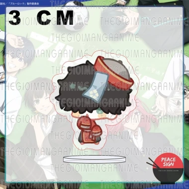 Standee BLUE LOCK BABY MẶC CỔ PHỤC 3cm Chibi mica acrylic - Dễ thương 15,000 VND 7