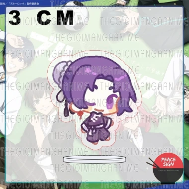 Standee BLUE LOCK BABY MẶC CỔ PHỤC 3cm Chibi mica acrylic - Dễ thương 15,000 VND 8