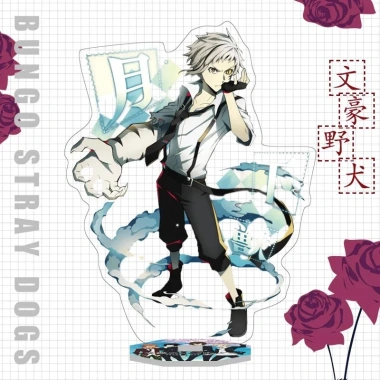 Standee Bungo Stray Dogs Dazai Osamu & Chuuya Akutagawa - Phụ kiện trang trí bàn học 29.500