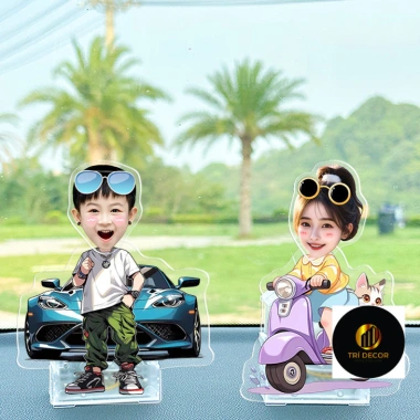 Standee cặp đôi lắc đầu - Ghép mặt, in theo yêu cầu, decor, quà tặng - 32.000₫ (giảm từ 38.400₫)