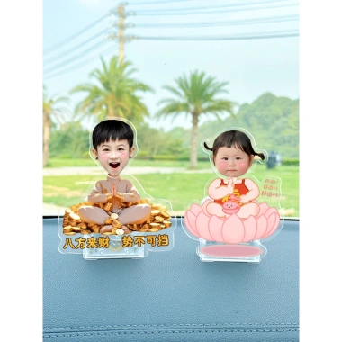 Standee cặp đôi lắc đầu - Ghép mặt, in theo yêu cầu, decor, quà tặng - 32.000₫ (giảm từ 38.400₫) 2