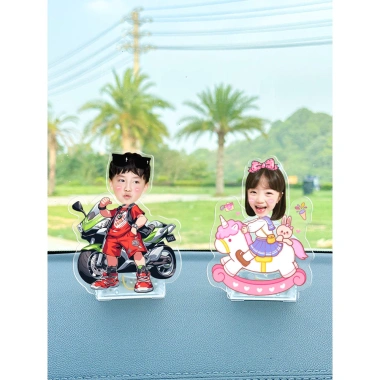 Standee cặp đôi lắc đầu - Ghép mặt, in theo yêu cầu, decor, quà tặng - 32.000₫ (giảm từ 38.400₫) 4
