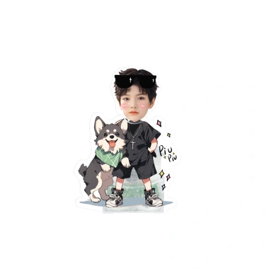 Standee cặp đôi lắc đầu - Ghép mặt, in theo yêu cầu, decor, quà tặng - 32.000₫ (giảm từ 38.400₫) 5