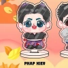 Standee chibi mini ATSH Anh trai say hi Walk Right - 3-5cm mica trong suốt 5